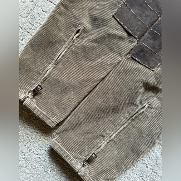 Prada low rise green corduroy pants - Picture 8 of 10